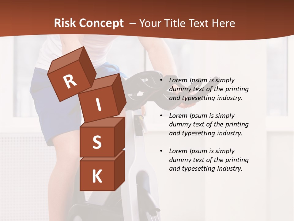 Leisure Young Body PowerPoint Template