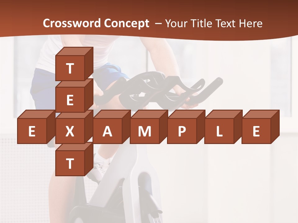 Leisure Young Body PowerPoint Template