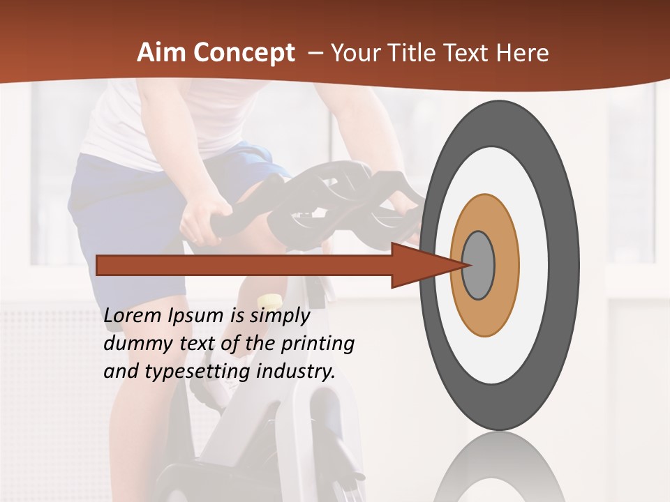 Leisure Young Body PowerPoint Template