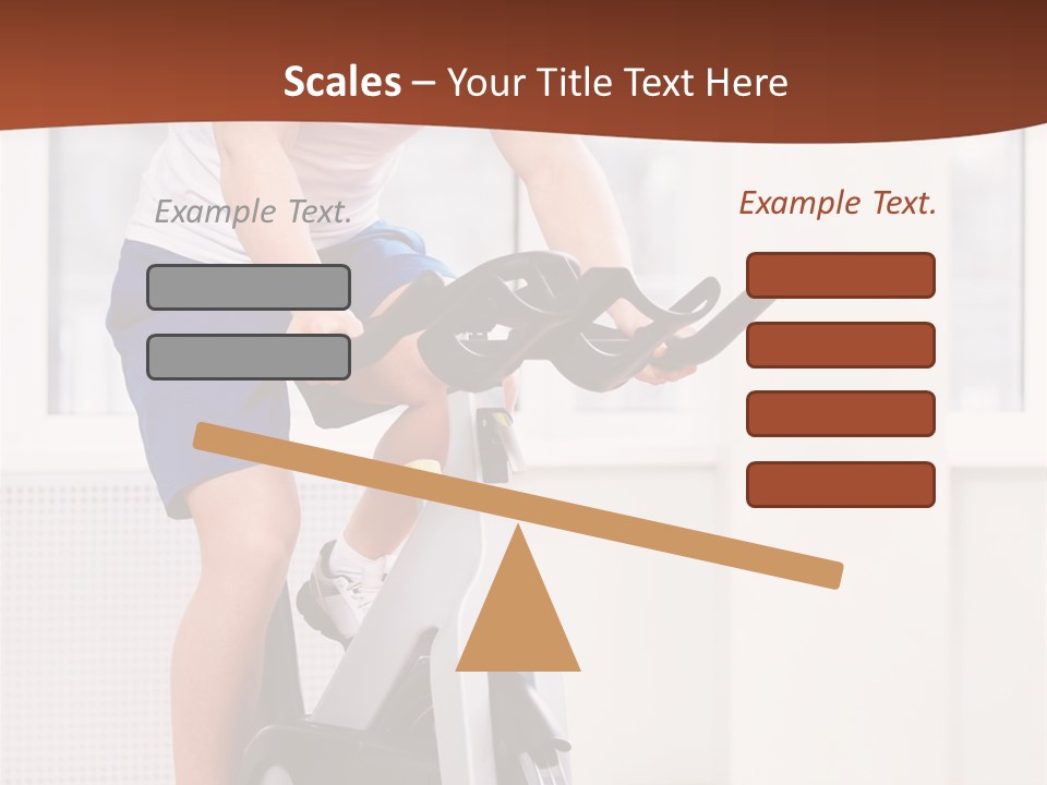 Leisure Young Body PowerPoint Template