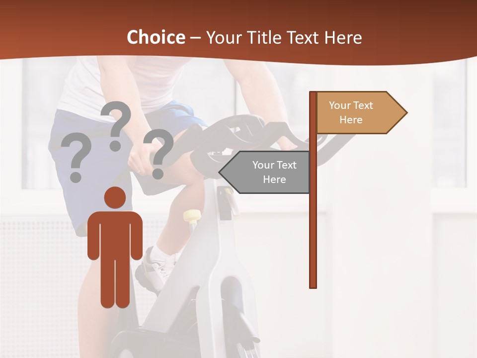 Leisure Young Body PowerPoint Template