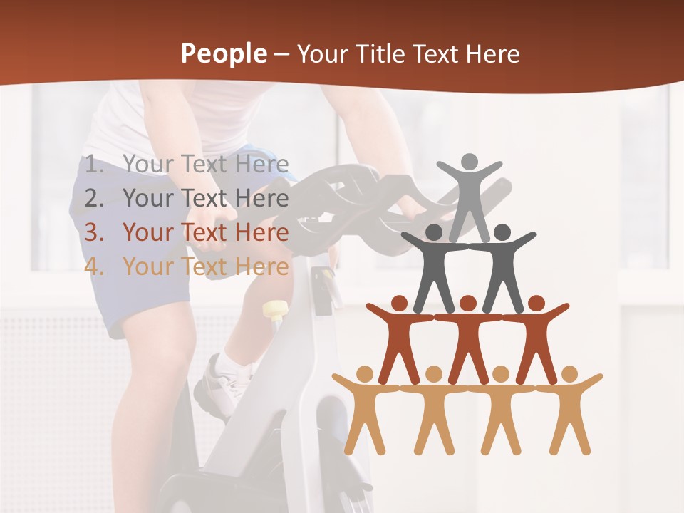 Leisure Young Body PowerPoint Template