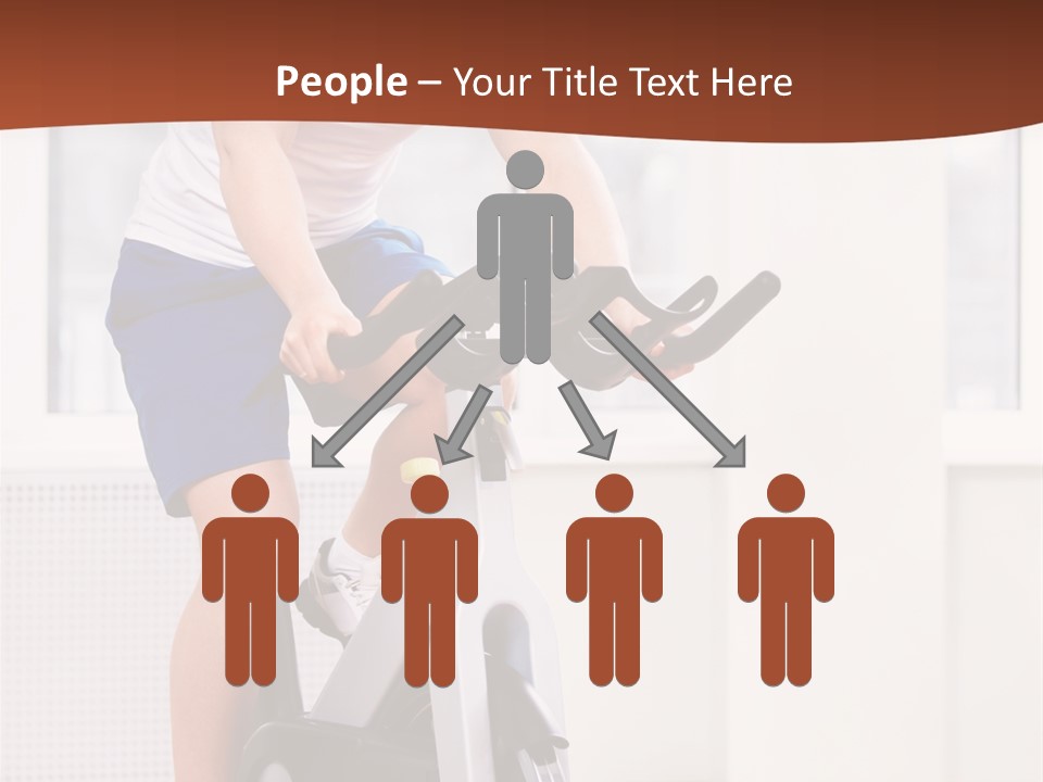 Leisure Young Body PowerPoint Template