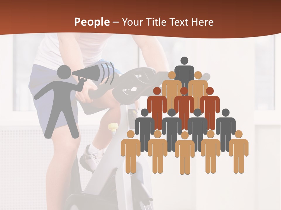 Leisure Young Body PowerPoint Template