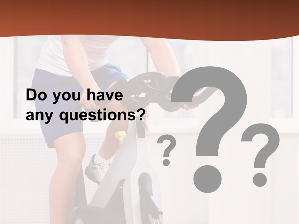 Leisure Young Body PowerPoint Template