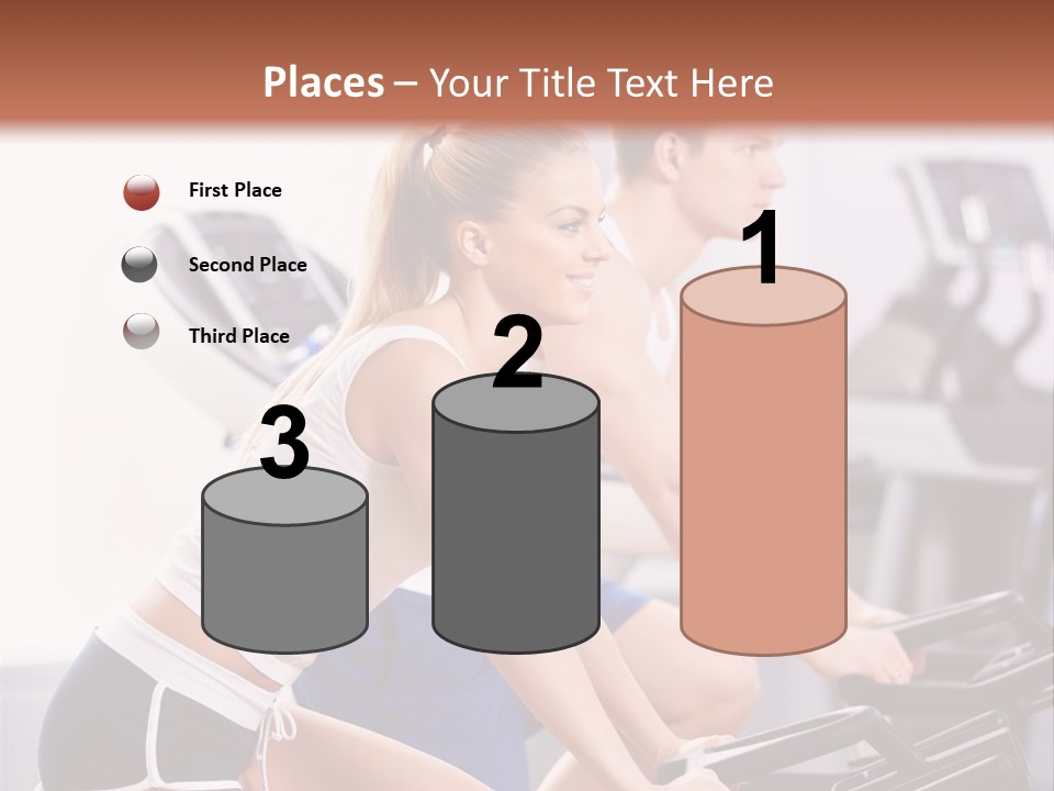 Girl Wellbeing Moving PowerPoint Template