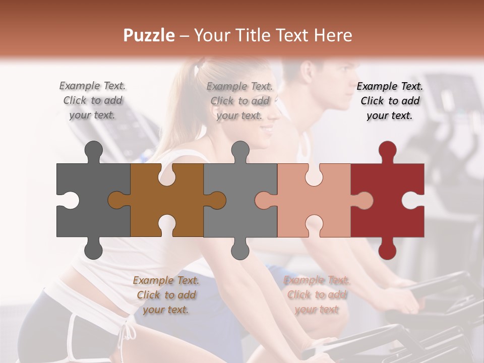 Girl Wellbeing Moving PowerPoint Template