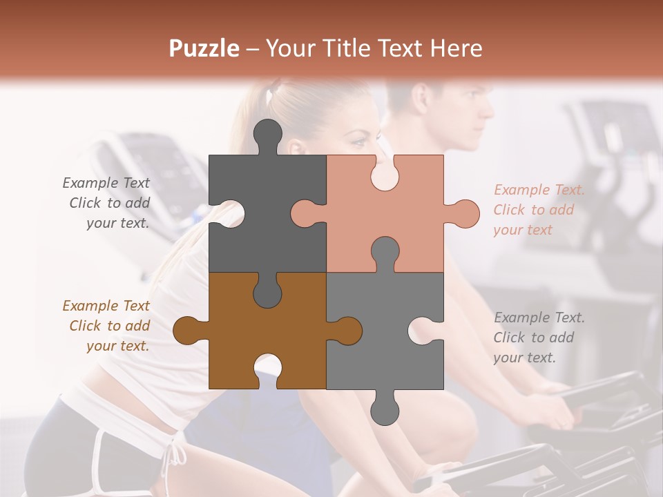 Girl Wellbeing Moving PowerPoint Template