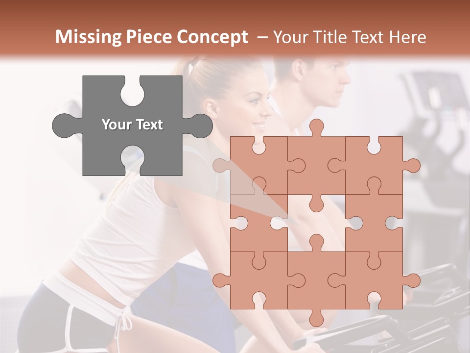 Girl Wellbeing Moving PowerPoint Template