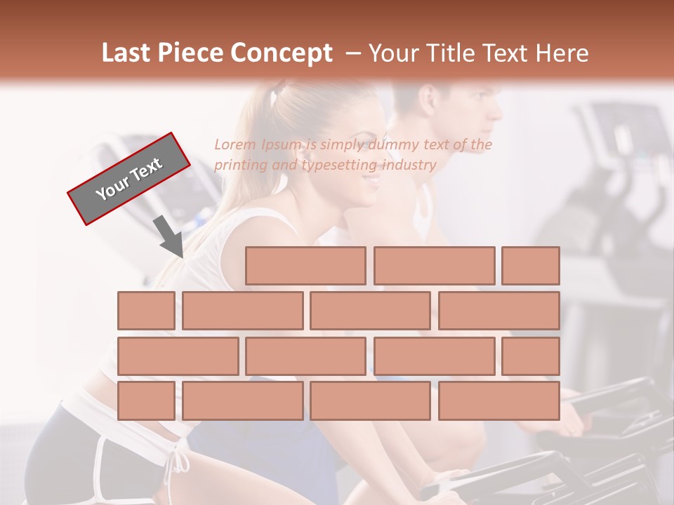 Girl Wellbeing Moving PowerPoint Template