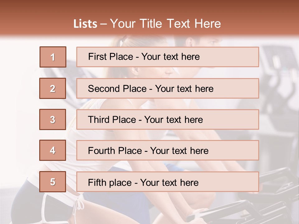 Girl Wellbeing Moving PowerPoint Template