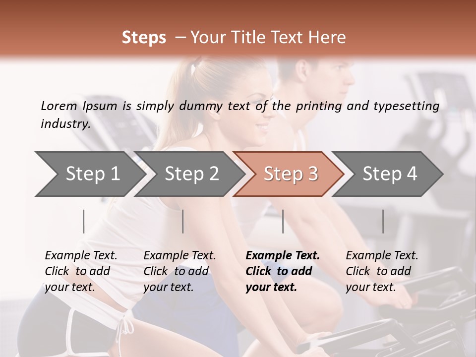 Girl Wellbeing Moving PowerPoint Template