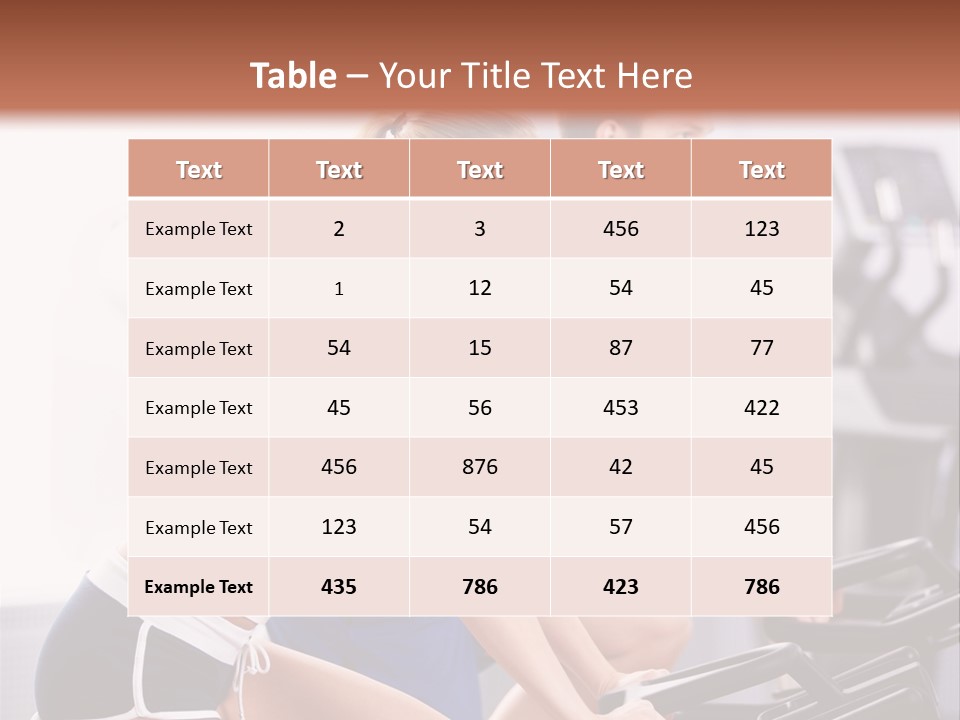 Girl Wellbeing Moving PowerPoint Template