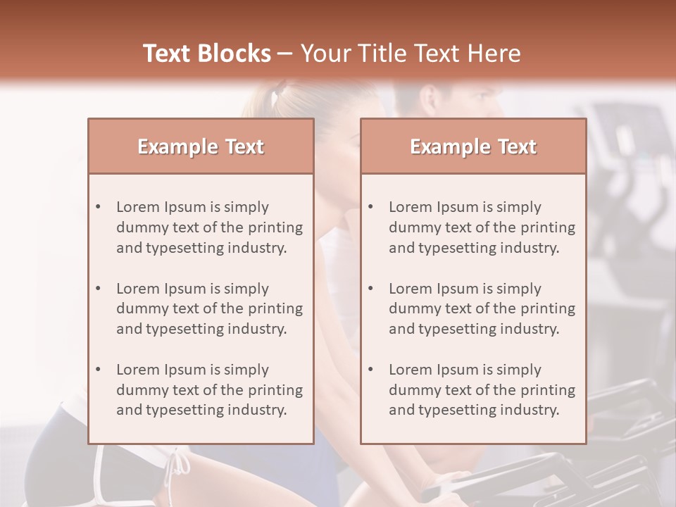 Girl Wellbeing Moving PowerPoint Template