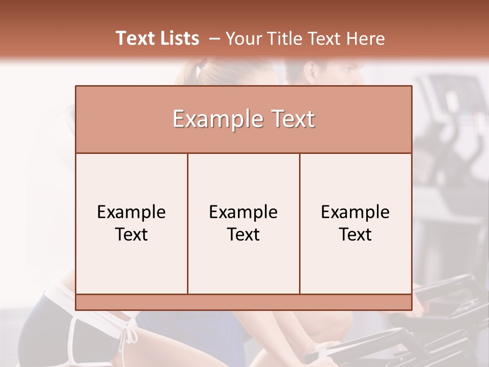 Girl Wellbeing Moving PowerPoint Template