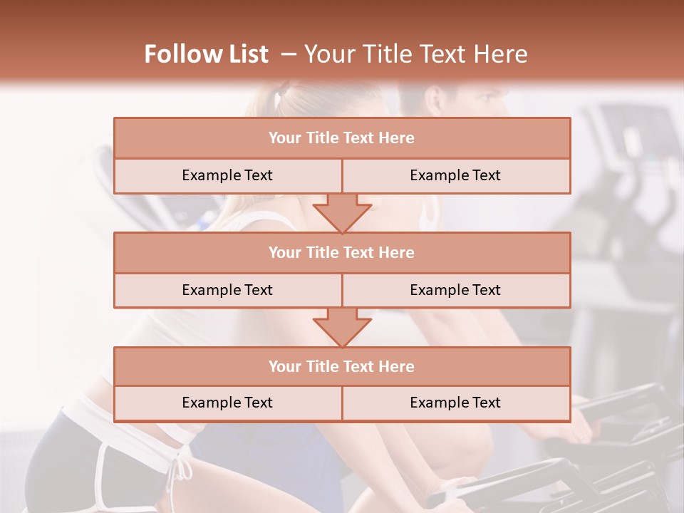 Girl Wellbeing Moving PowerPoint Template