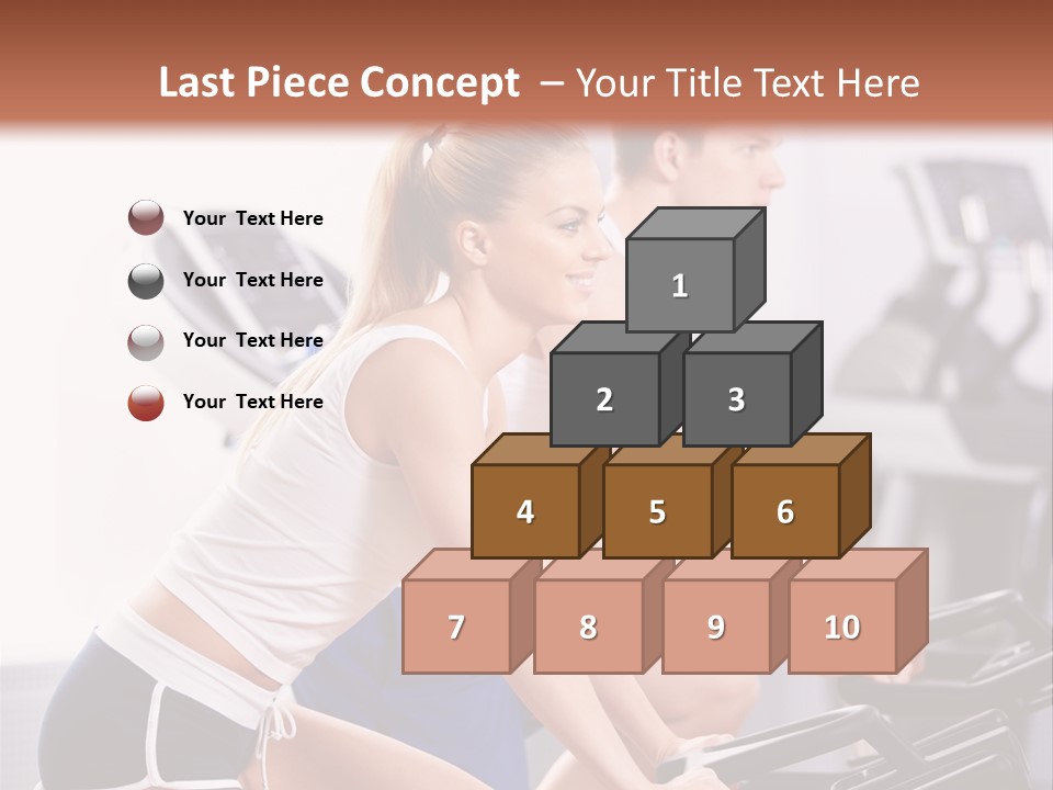 Girl Wellbeing Moving PowerPoint Template