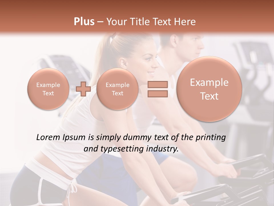 Girl Wellbeing Moving PowerPoint Template