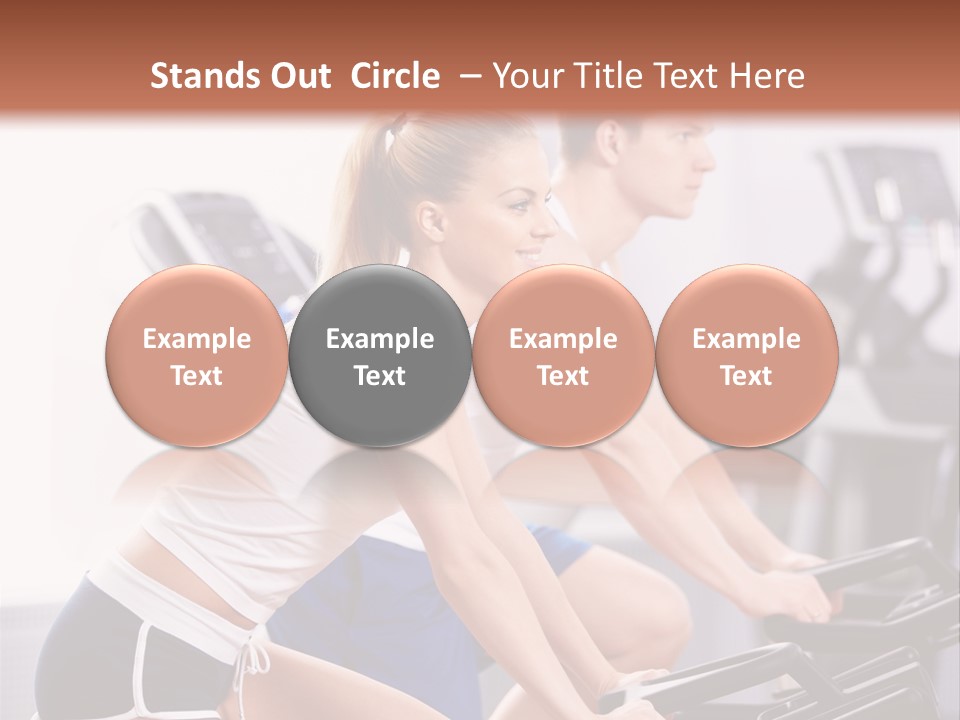 Girl Wellbeing Moving PowerPoint Template