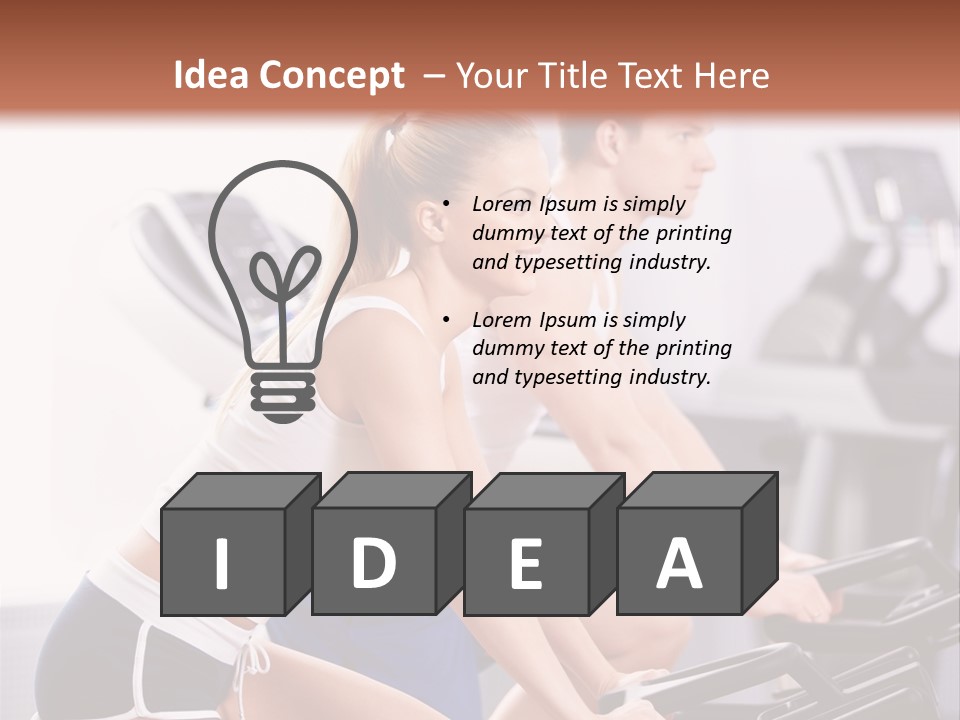 Girl Wellbeing Moving PowerPoint Template