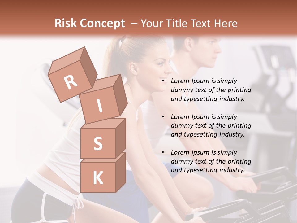 Girl Wellbeing Moving PowerPoint Template