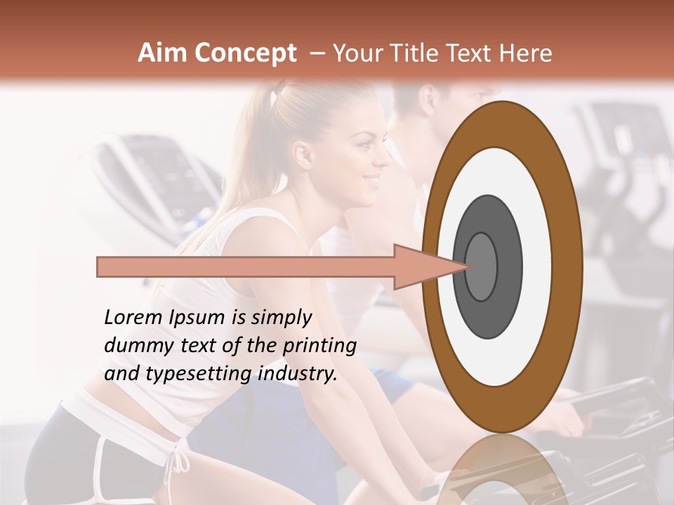 Girl Wellbeing Moving PowerPoint Template