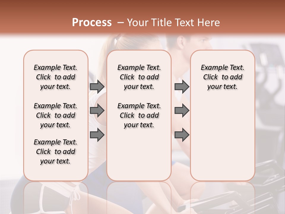 Girl Wellbeing Moving PowerPoint Template