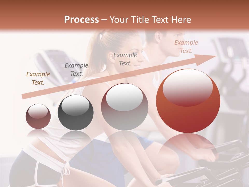 Girl Wellbeing Moving PowerPoint Template