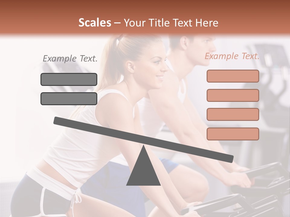 Girl Wellbeing Moving PowerPoint Template