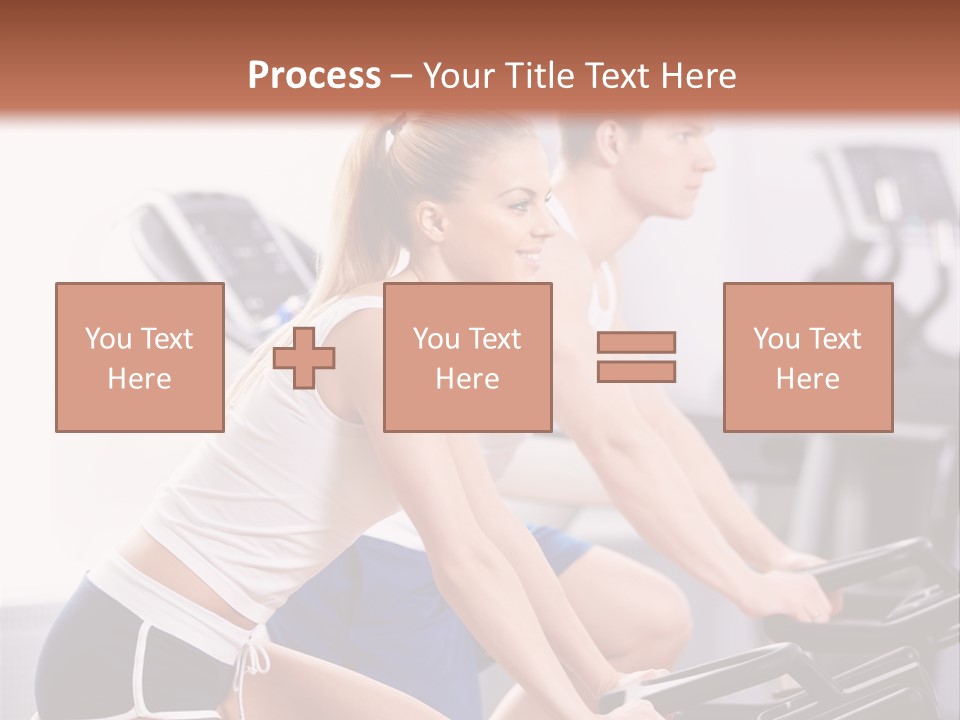 Girl Wellbeing Moving PowerPoint Template