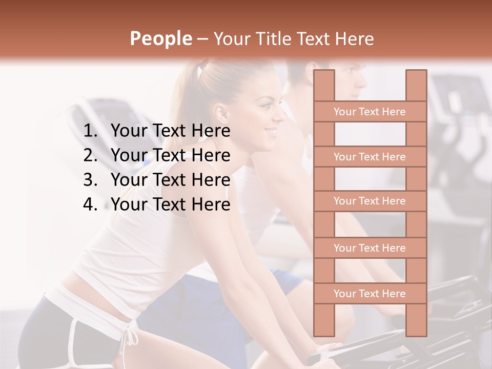 Girl Wellbeing Moving PowerPoint Template