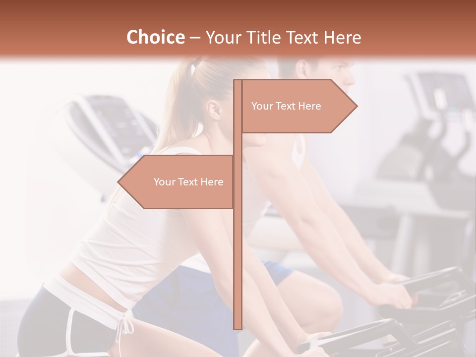 Girl Wellbeing Moving PowerPoint Template