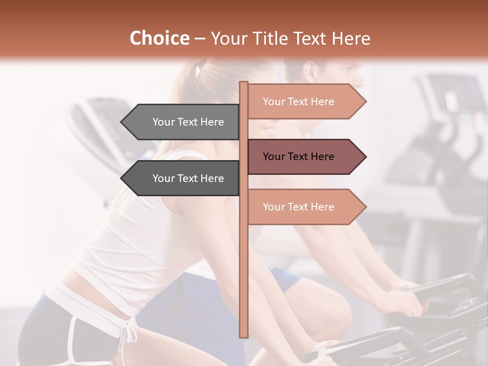 Girl Wellbeing Moving PowerPoint Template