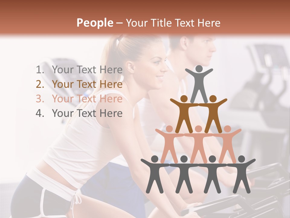 Girl Wellbeing Moving PowerPoint Template