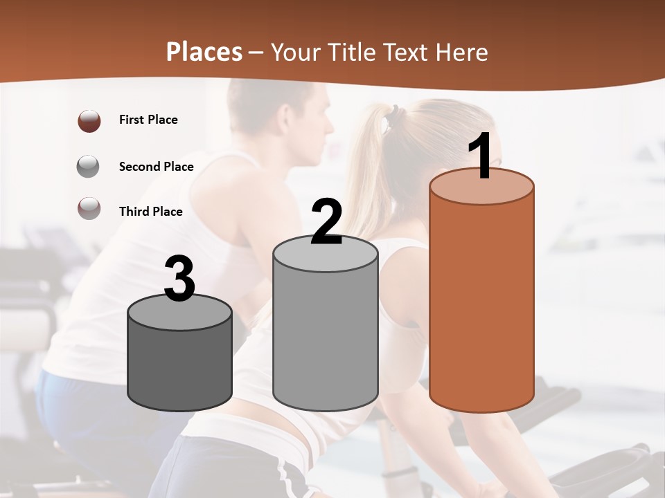 Vitality Smiling Human PowerPoint Template