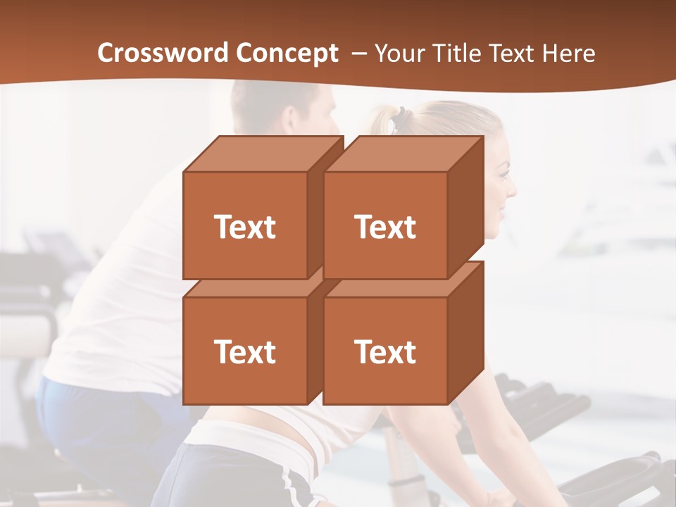 Vitality Smiling Human PowerPoint Template