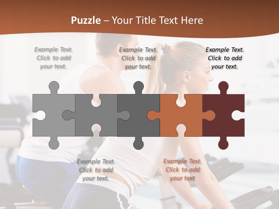 Vitality Smiling Human PowerPoint Template