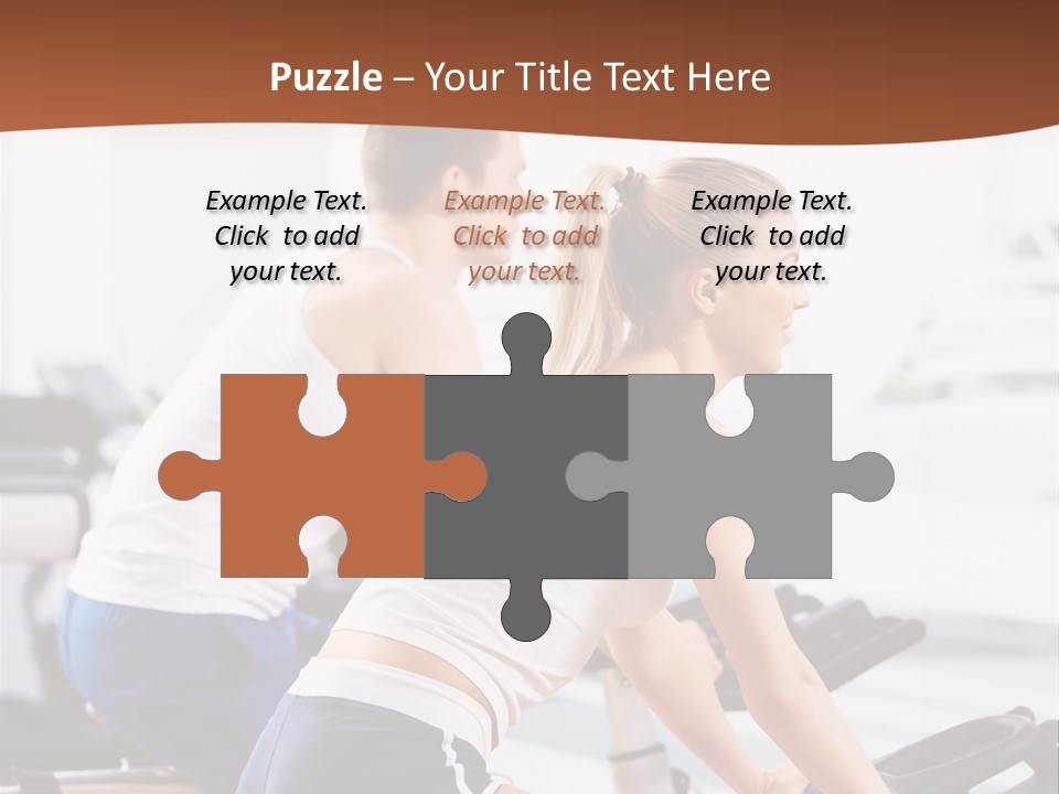 Vitality Smiling Human PowerPoint Template