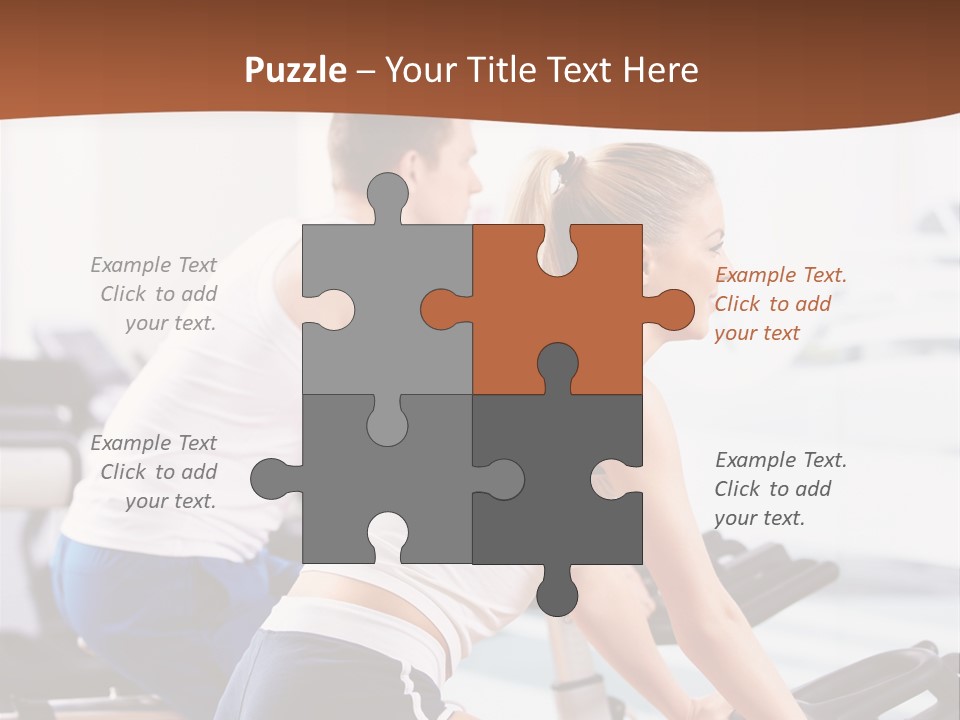 Vitality Smiling Human PowerPoint Template