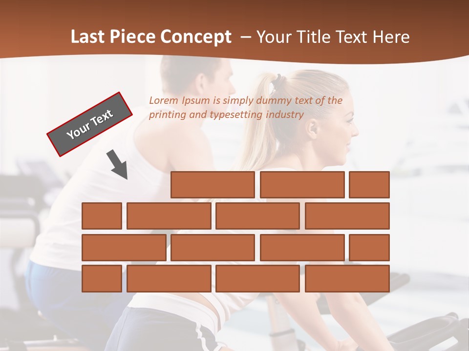 Vitality Smiling Human PowerPoint Template