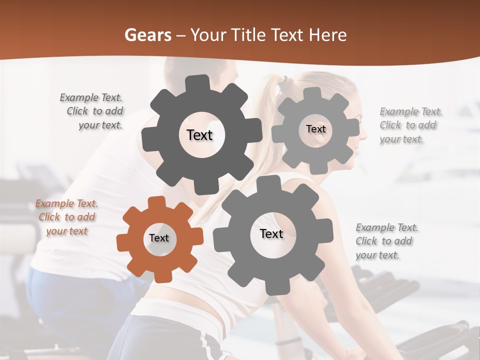 Vitality Smiling Human PowerPoint Template