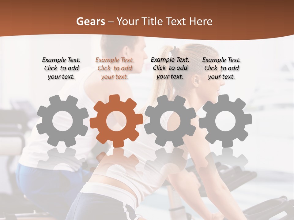 Vitality Smiling Human PowerPoint Template