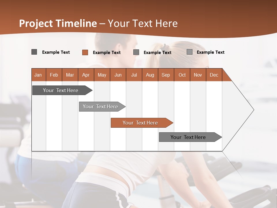 Vitality Smiling Human PowerPoint Template