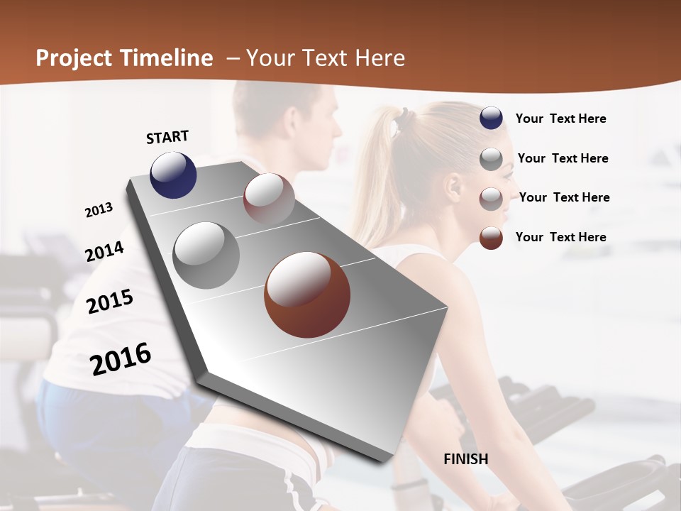 Vitality Smiling Human PowerPoint Template