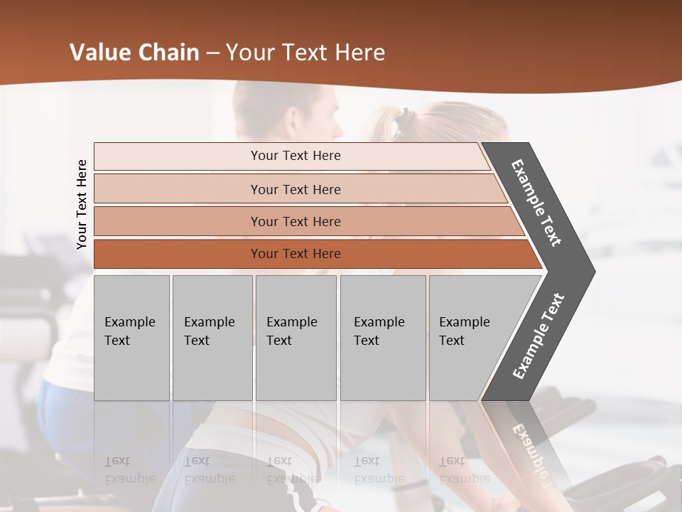 Vitality Smiling Human PowerPoint Template