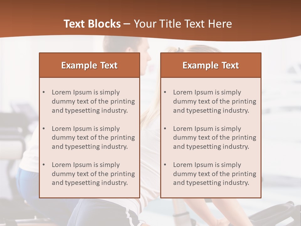 Vitality Smiling Human PowerPoint Template