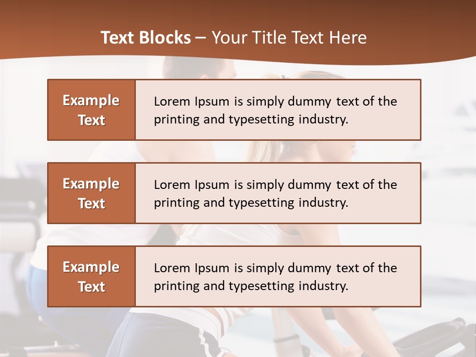 Vitality Smiling Human PowerPoint Template