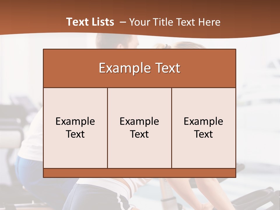 Vitality Smiling Human PowerPoint Template