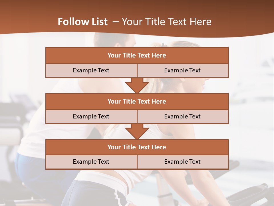 Vitality Smiling Human PowerPoint Template