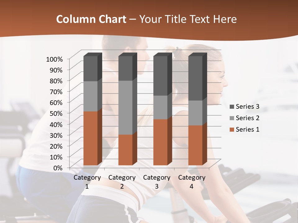 Vitality Smiling Human PowerPoint Template